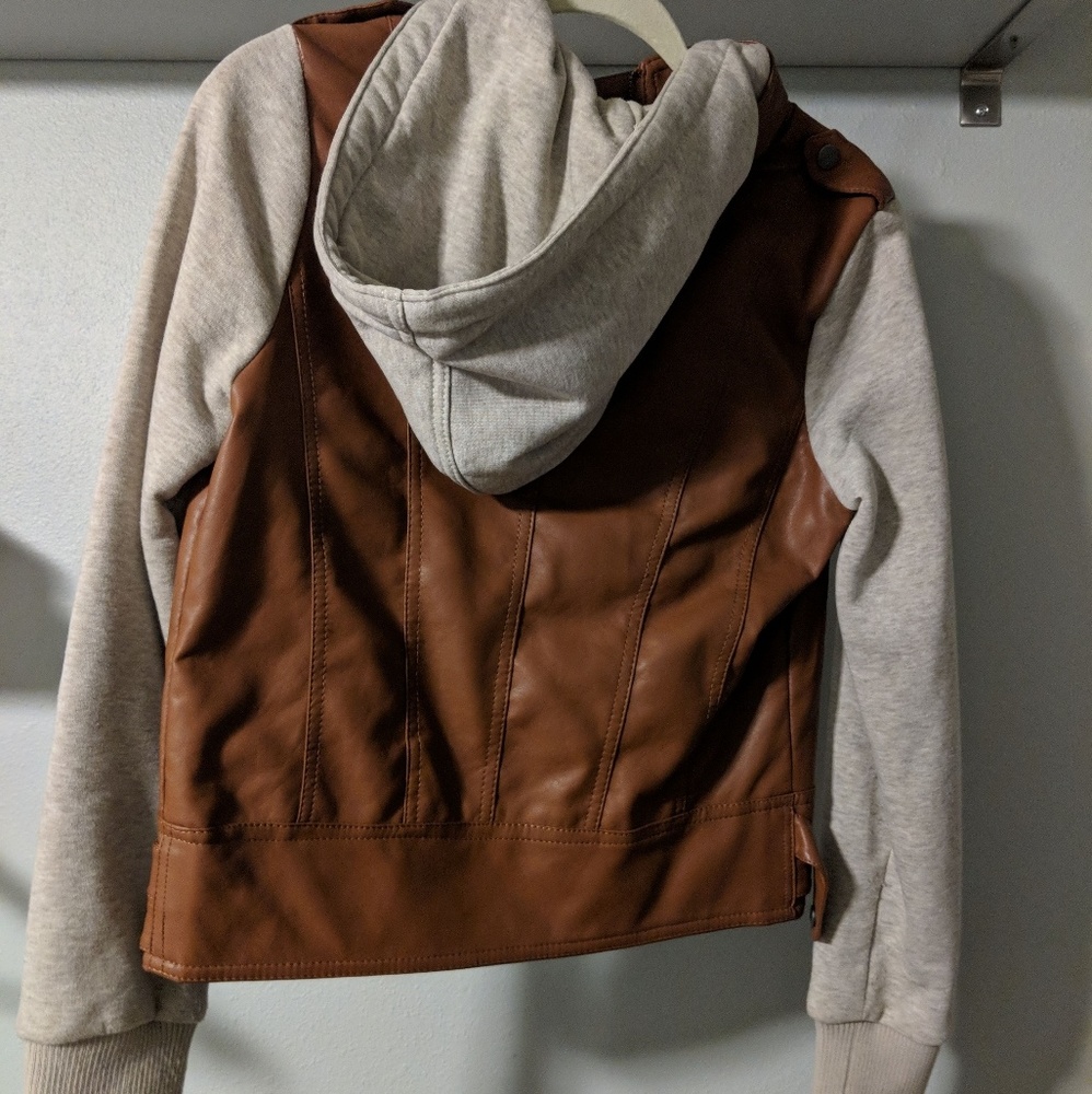 Brown leather Jacket